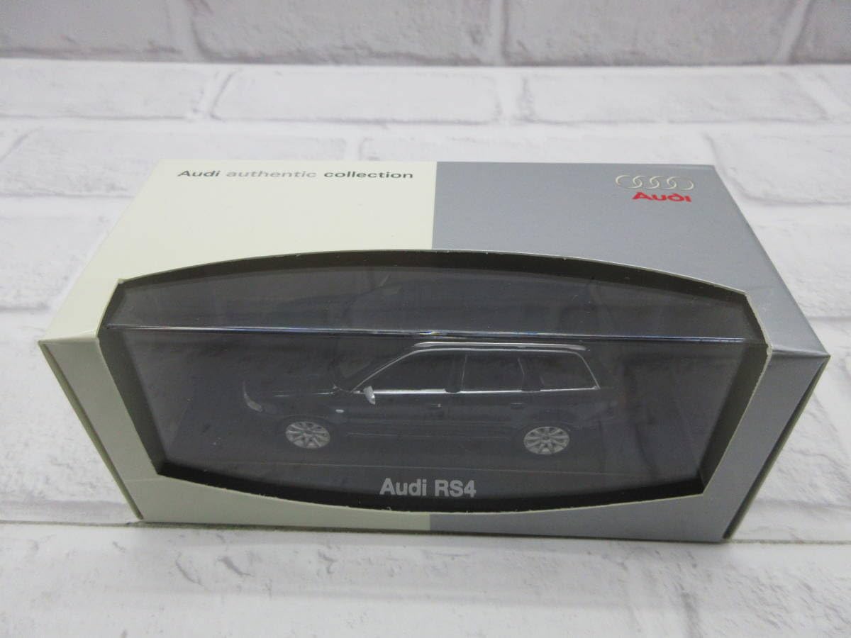 Amazon | ミニカー 1/43 アウディ RS4 アバント ブラック ディーラー